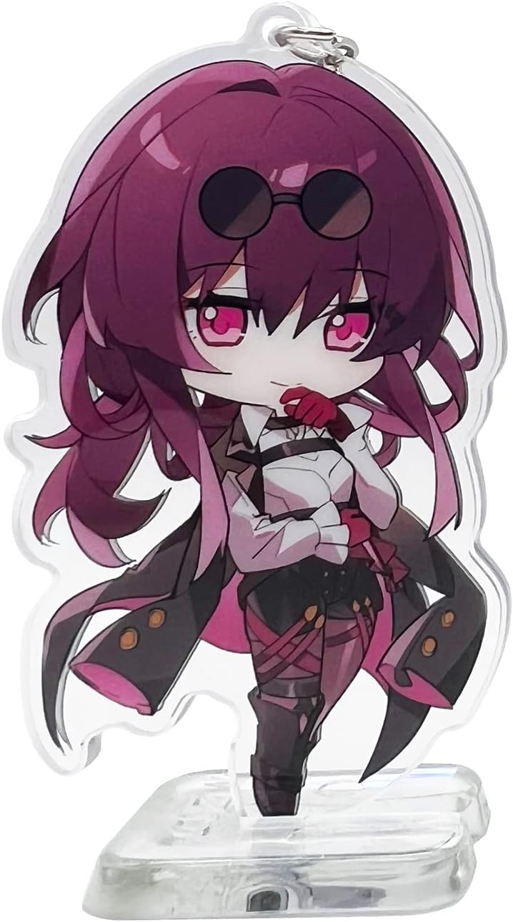 YJacuing Honkai: Star Rail Chibi Cute Acrylic Stand Figure Keychain - Image 1